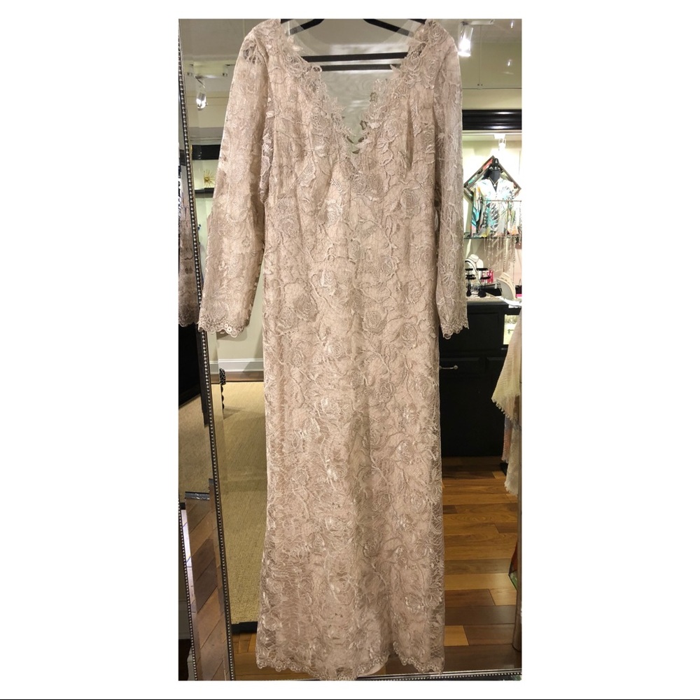 Tadashi lace gown